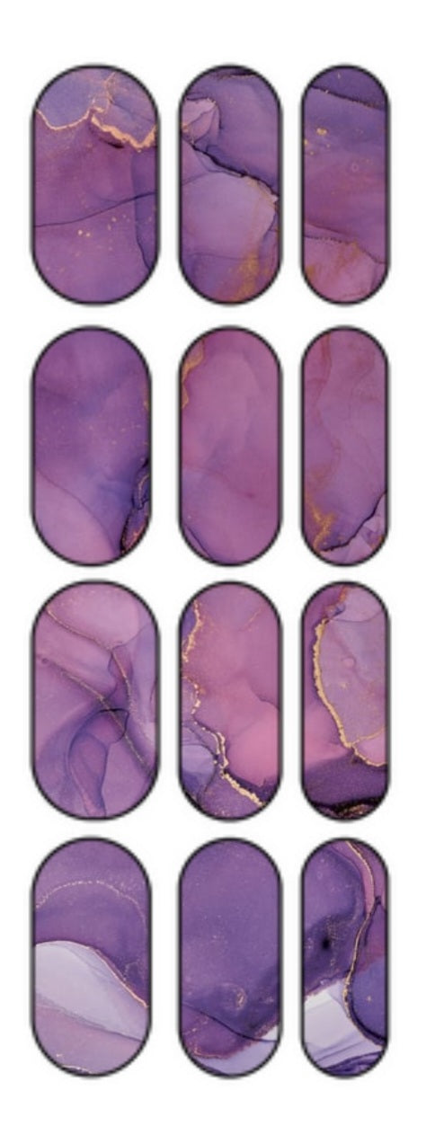 "Purple haze" Waterslide Decal (medium)