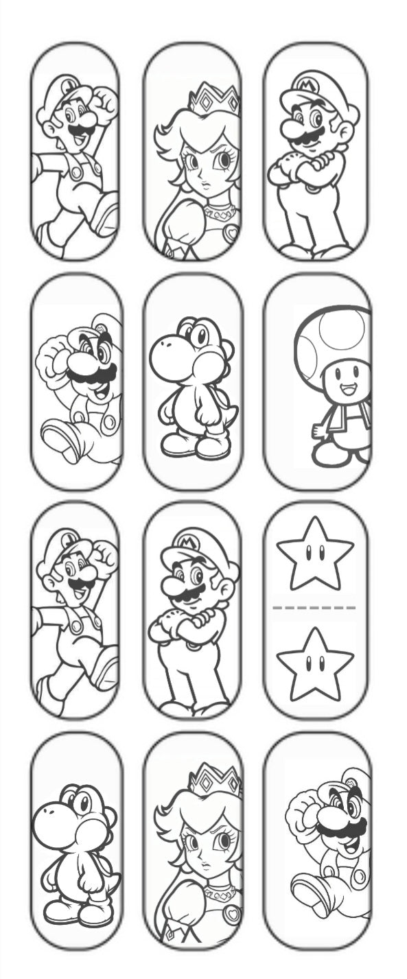 "Jumpman" Color-In Decal (long)