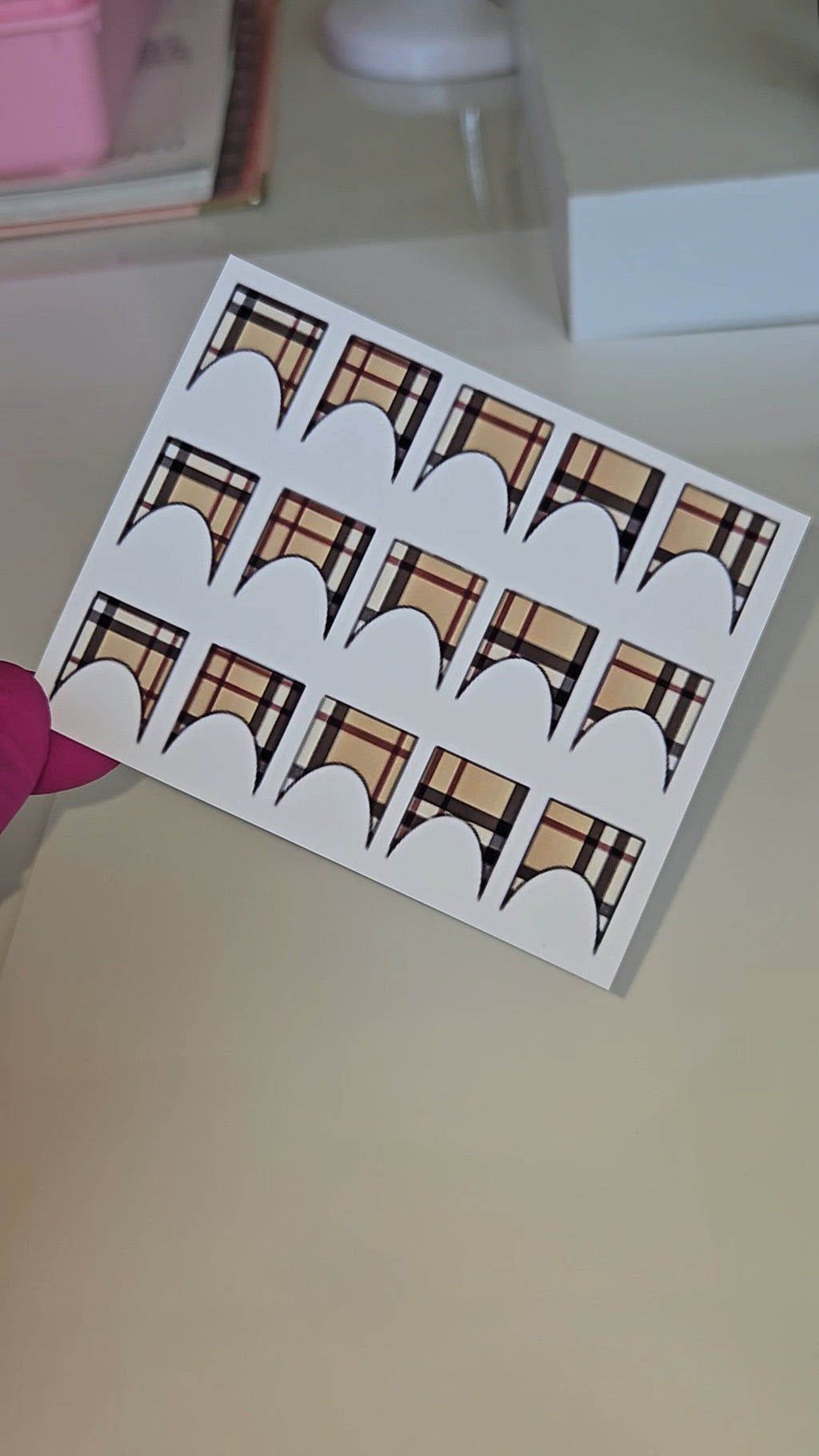 "Perfect Plaid" frenchies (medium)