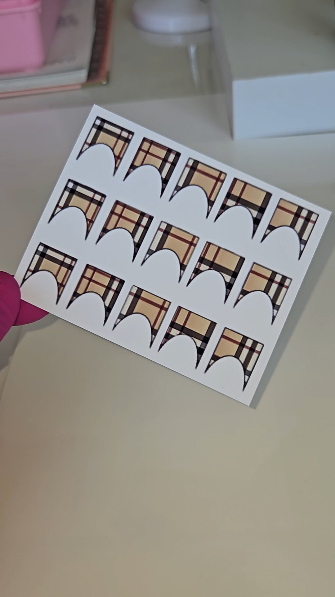 "Perfect Plaid" frenchies (medium)