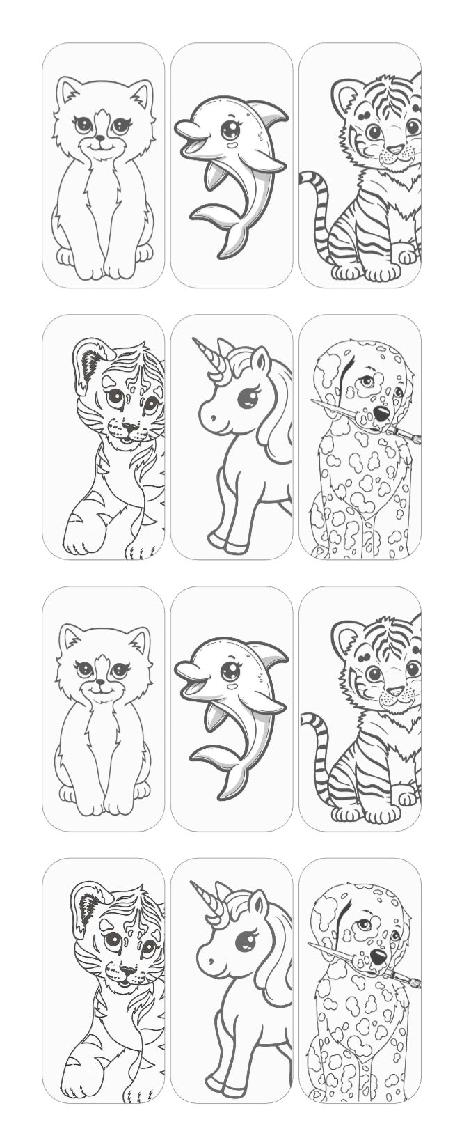 "Being Frank" Color-In Decals (long)