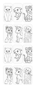 "Being Frank" Color-In Decals (long)