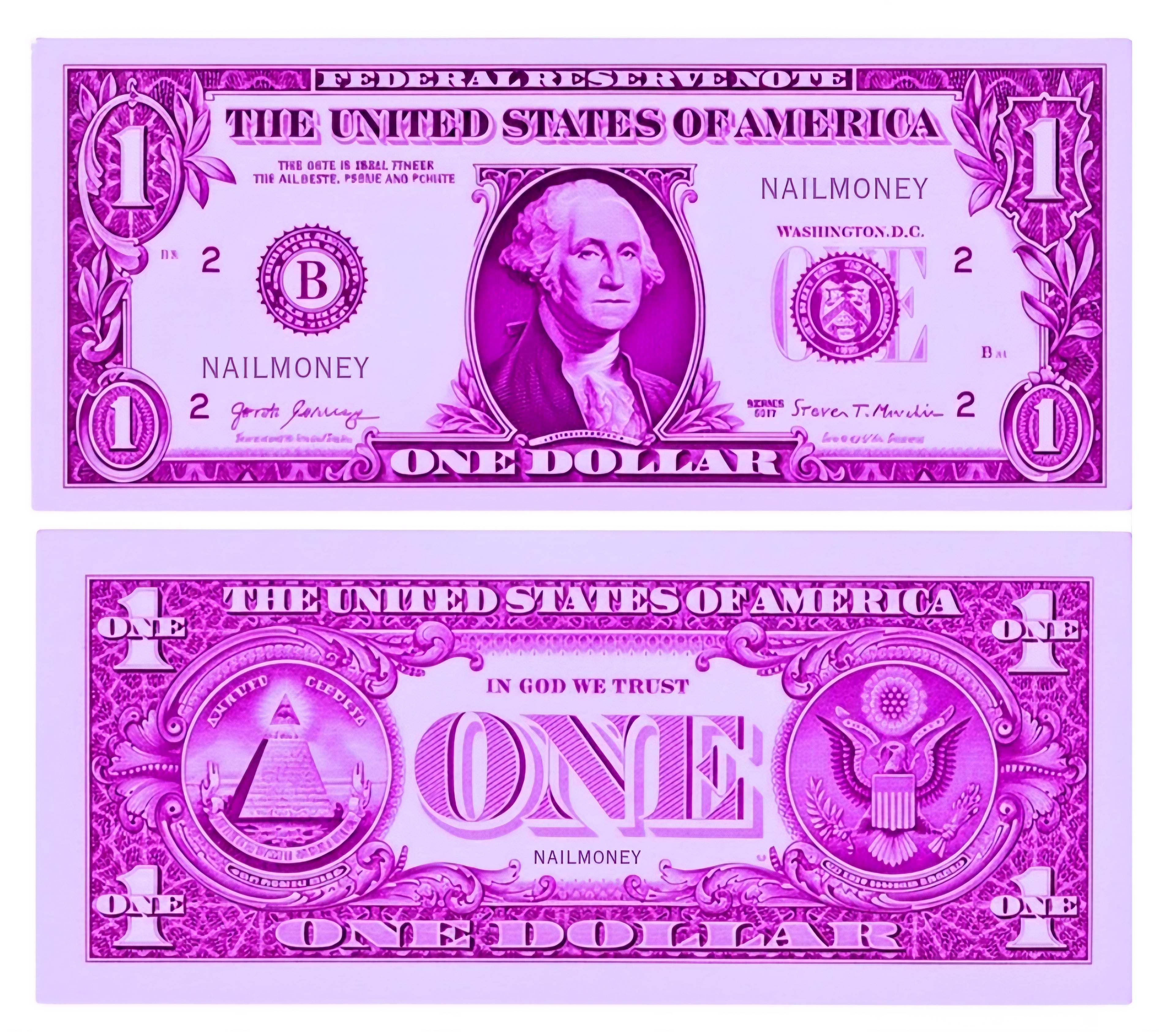 "NAILMONEY" *purple* (4pack)