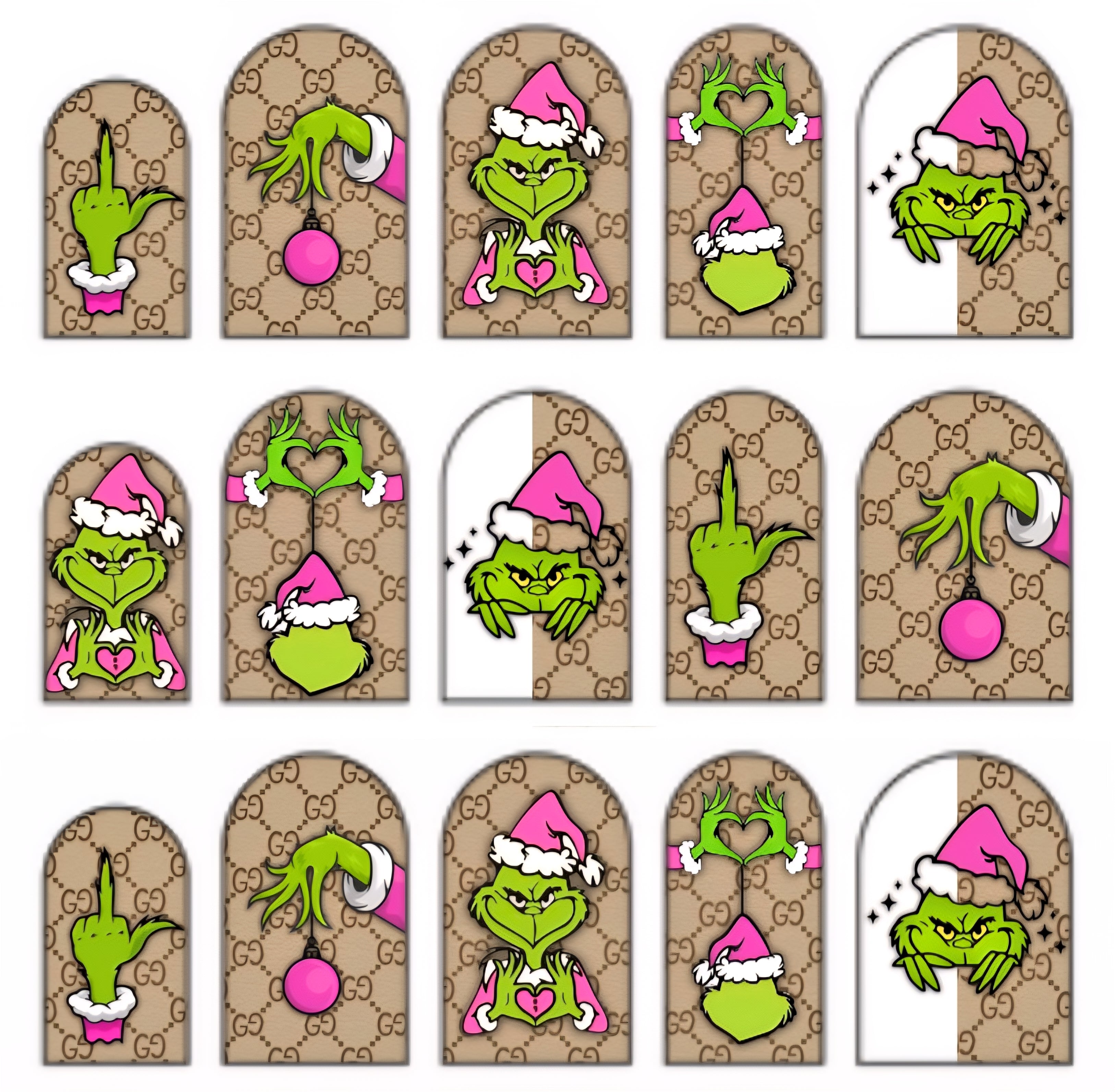 "Rich Grinch Energy" *Pink* (medium)