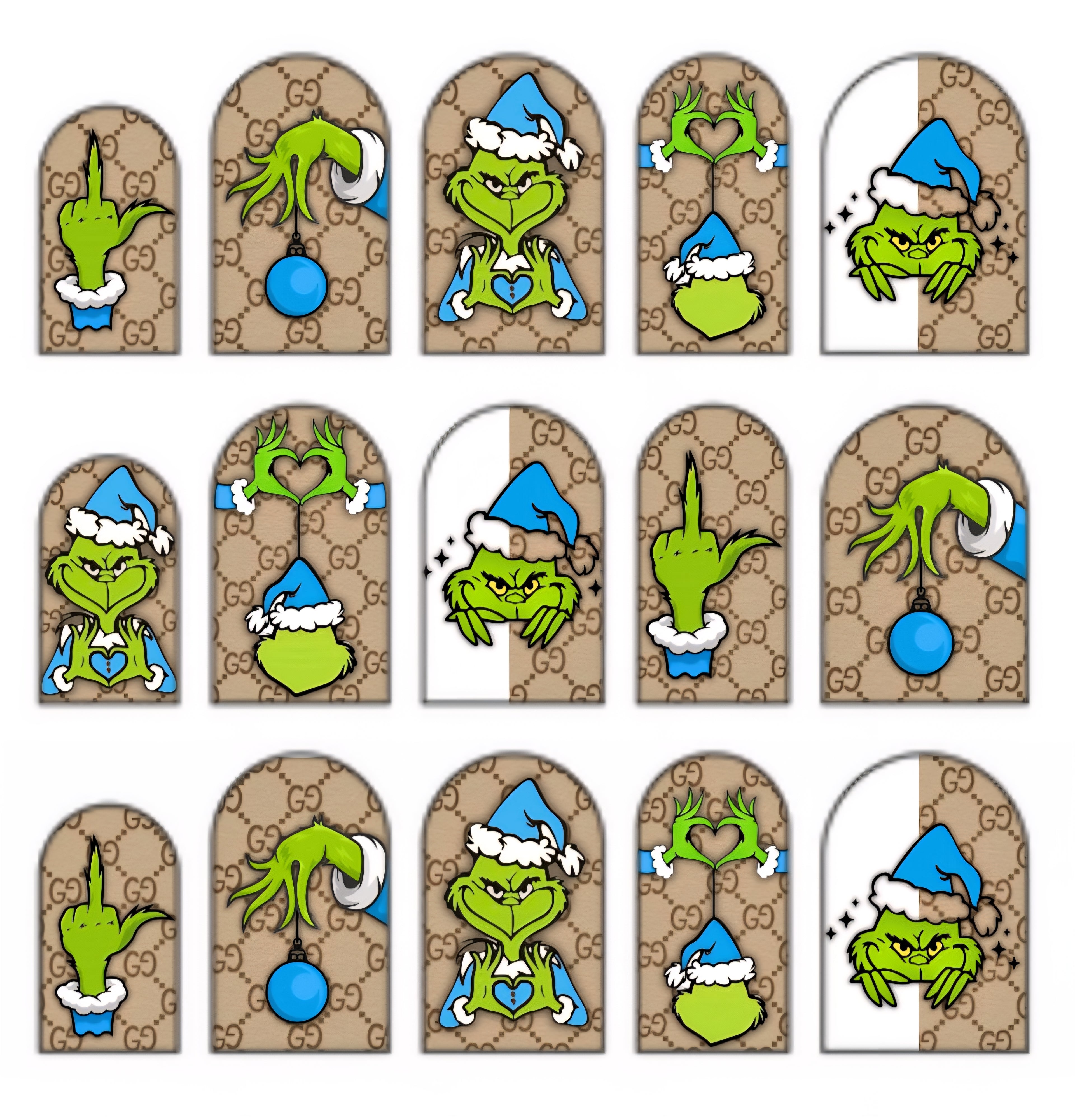 "Rich Grinch Energy" *blue* (medium