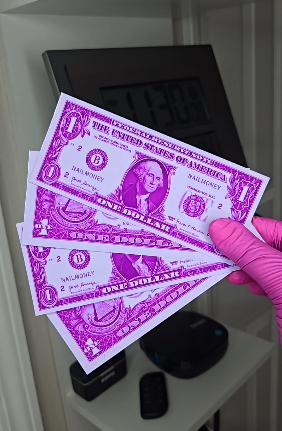"NAILMONEY" *purple* (4pack)