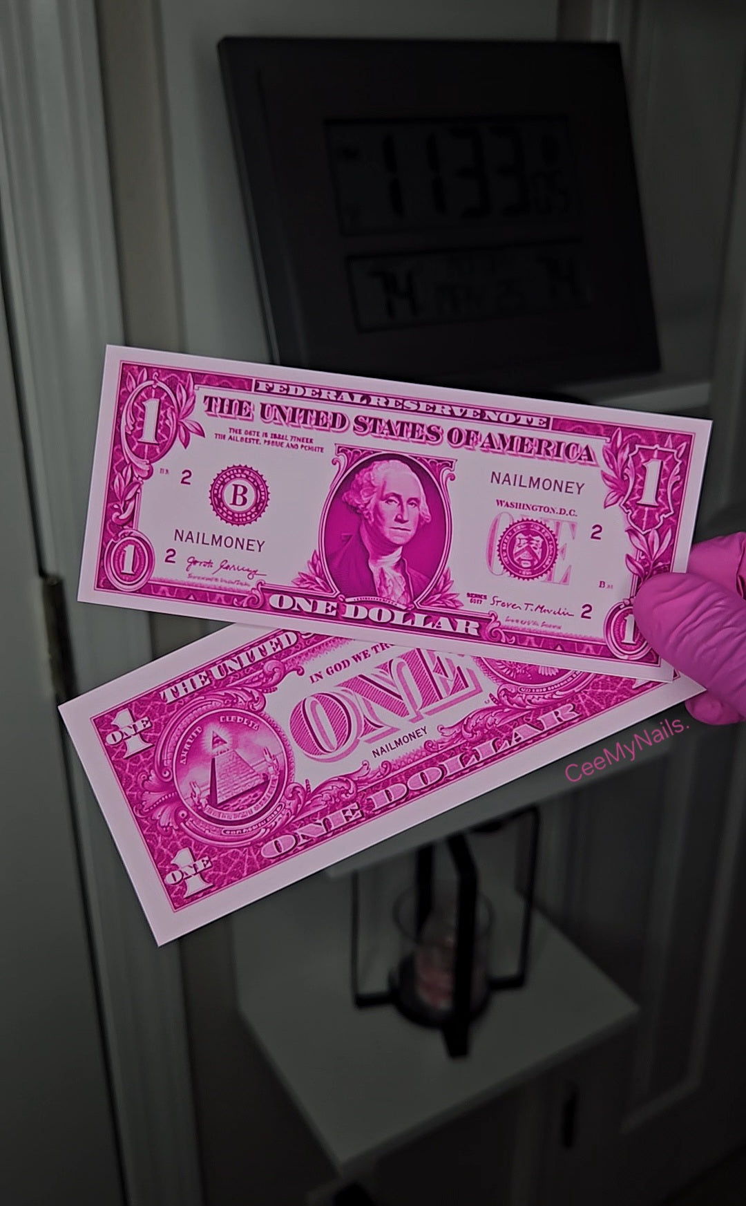 "NAILMONEY *pink* (4 pack)