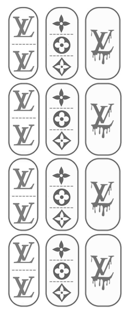 "LouisLove" Color-In Decals