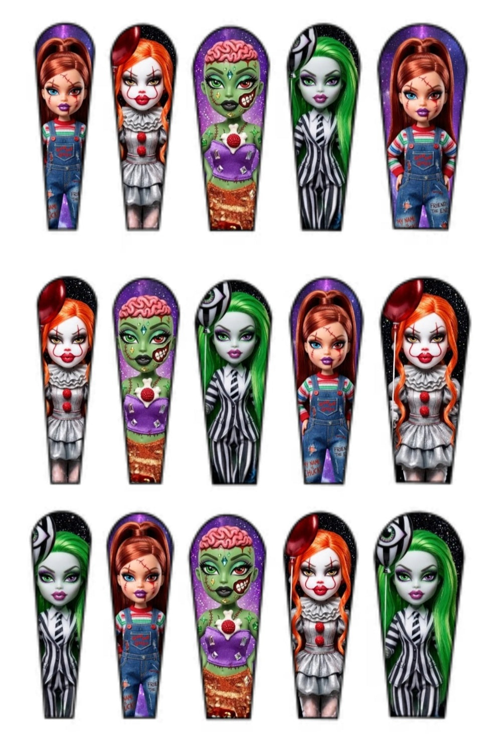 "Haunted Dollhouse" (XL Coffin)