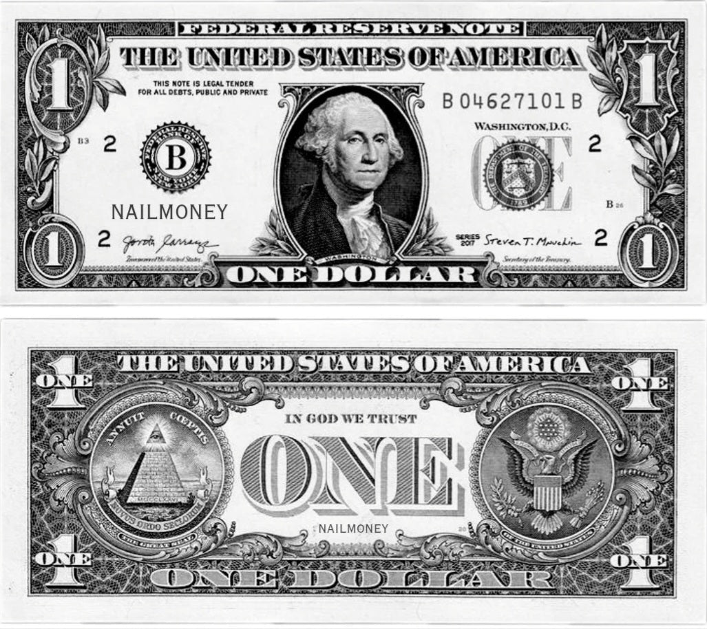 "NAILMONEY" *black* (4pack)